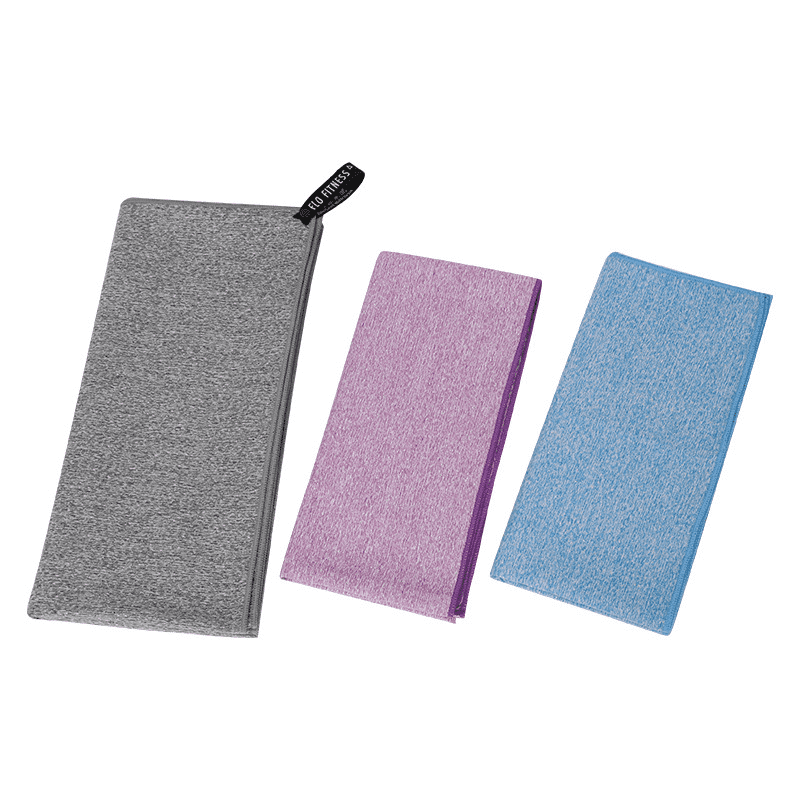 Yier New Design Hemp-Ash Pattern Fast Drying Microfiber Towel Outdoor Swimming Quick-Drying Travel Portable